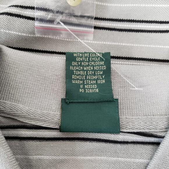 Scandia Woods Stripe Button Top Spread Collar Golf Polo 2XL - Picture 5 of 7